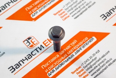 3900678 Болт (с шестигранной головкой и фланцем) крепления ТНВД, модуля управления, насоса ГУР, кронштейна ролика натяжения ремня, коллектора впускного, трубки щупа уровня масла M8 X 1.25 X 40 SCREW HEX FLANGE HEAD CAP Cummins ISF, ISL